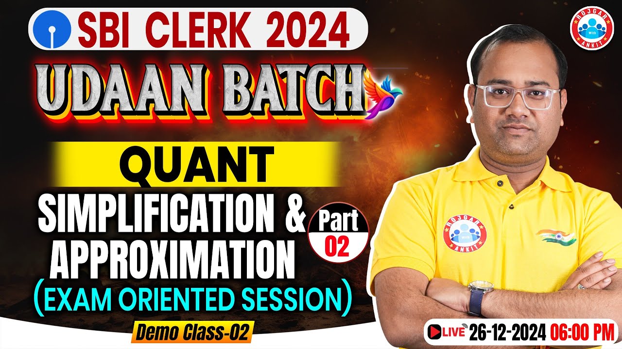 Quant By Tarun Sir || Simplification & Approximation #2 Demo #2