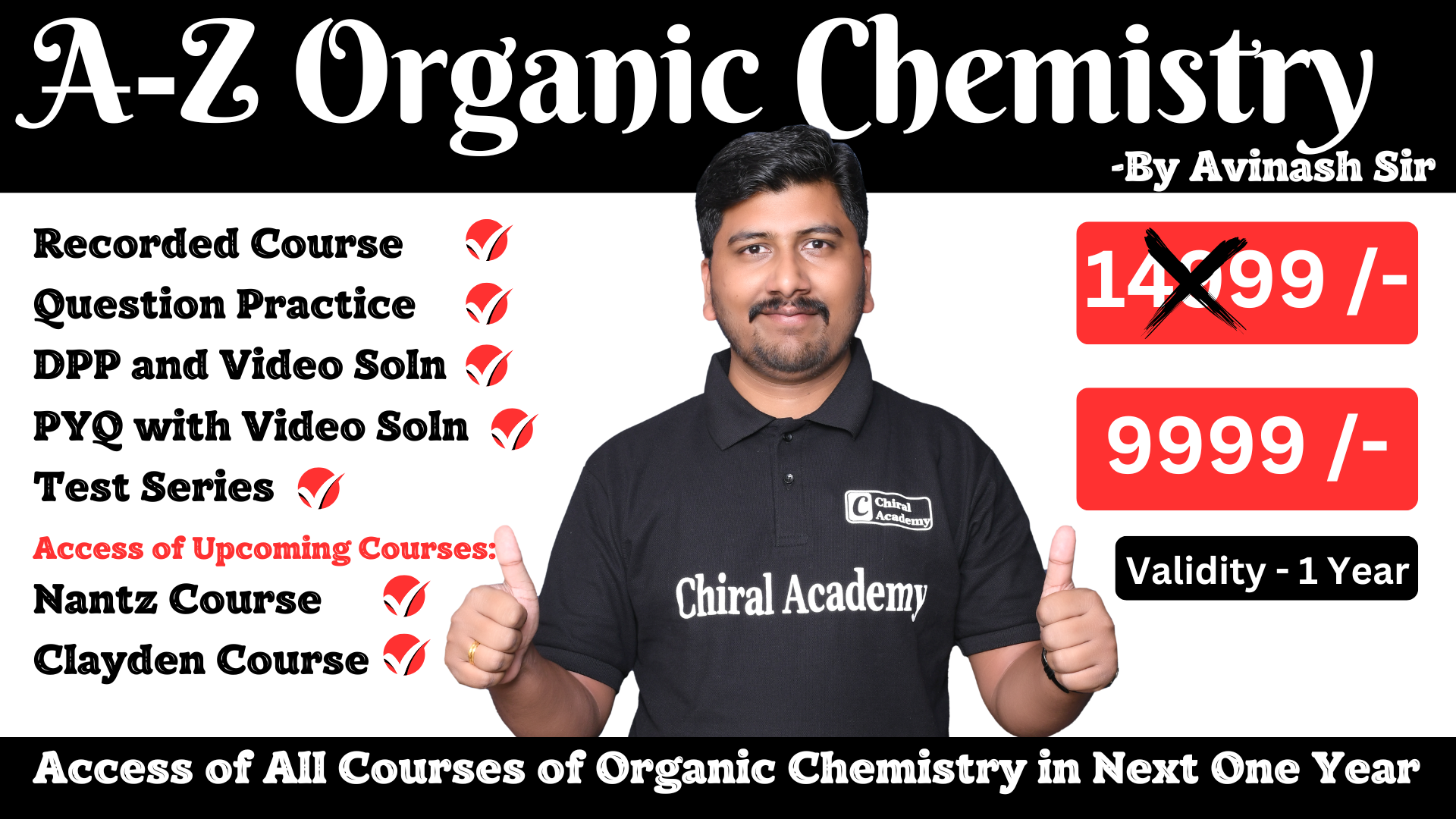 A-Z Organic Chemistry By Avinash Sir 