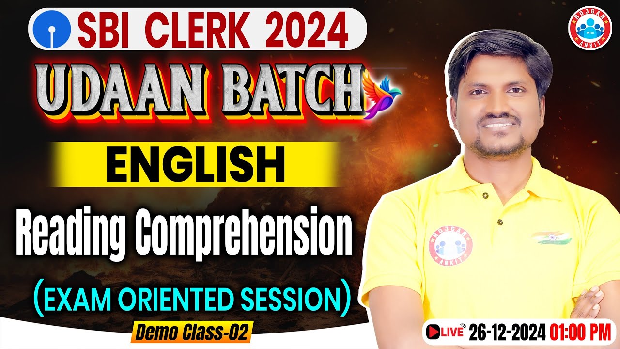 English By RK Mehto Sir || Reading Comprehension Demo#2