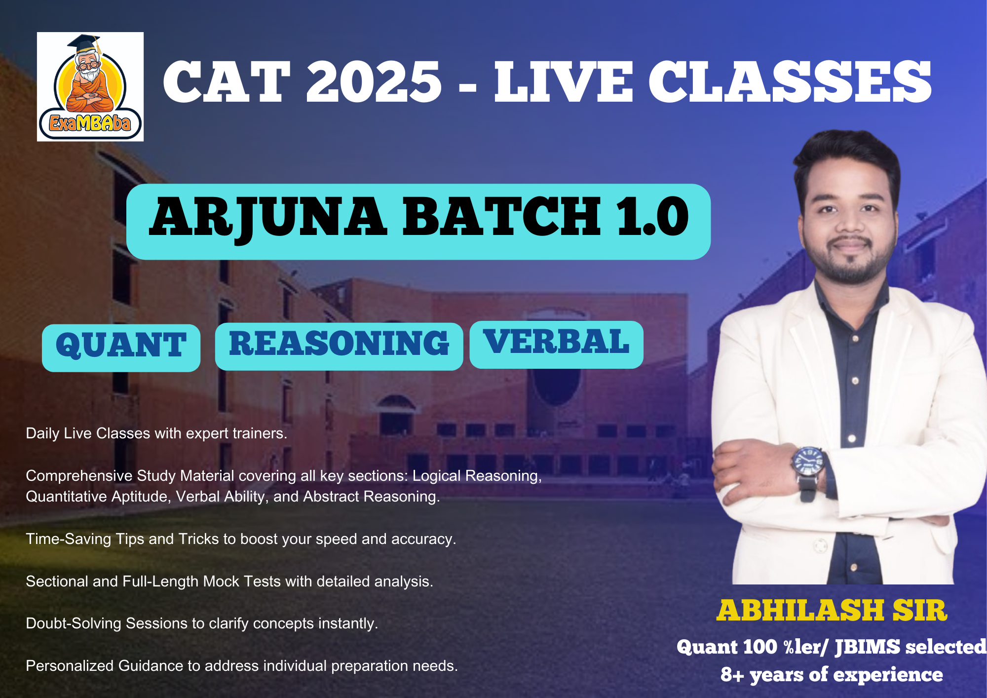 CAT 2025 Online live Btach