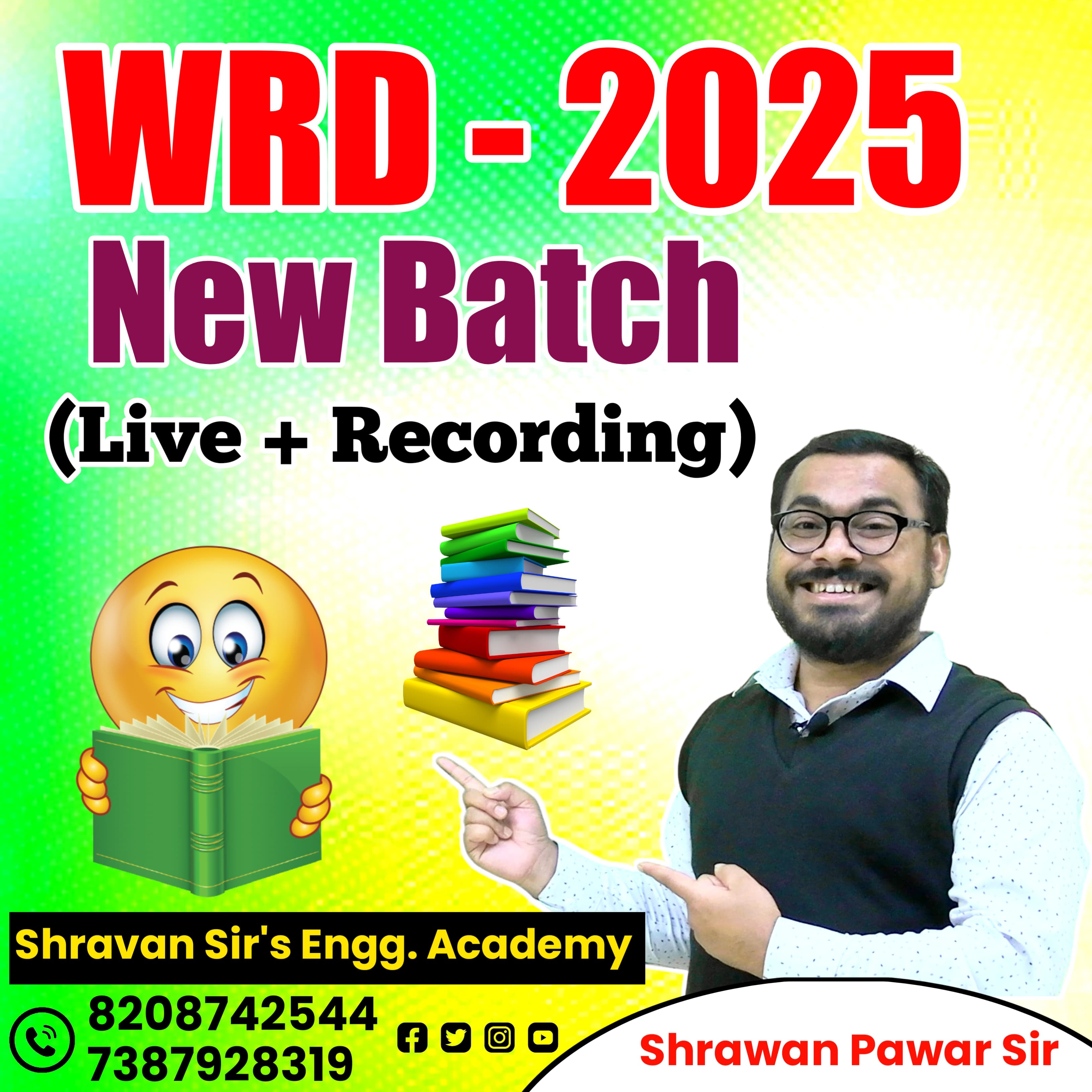 WRD EXAM-NEW BATCH (LIVE + RECORDING )