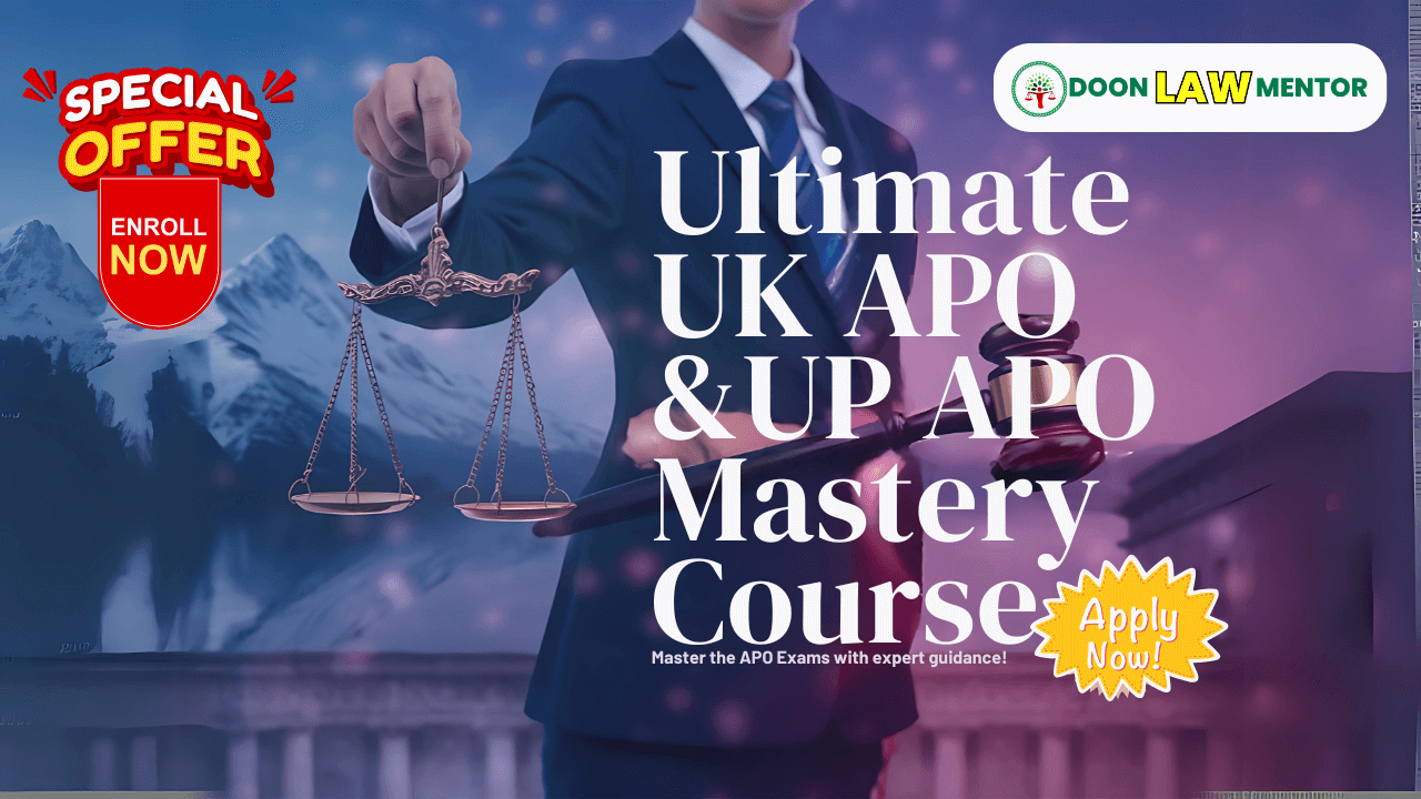 Ultimate UK APO & UP APO Mastery Course 2024