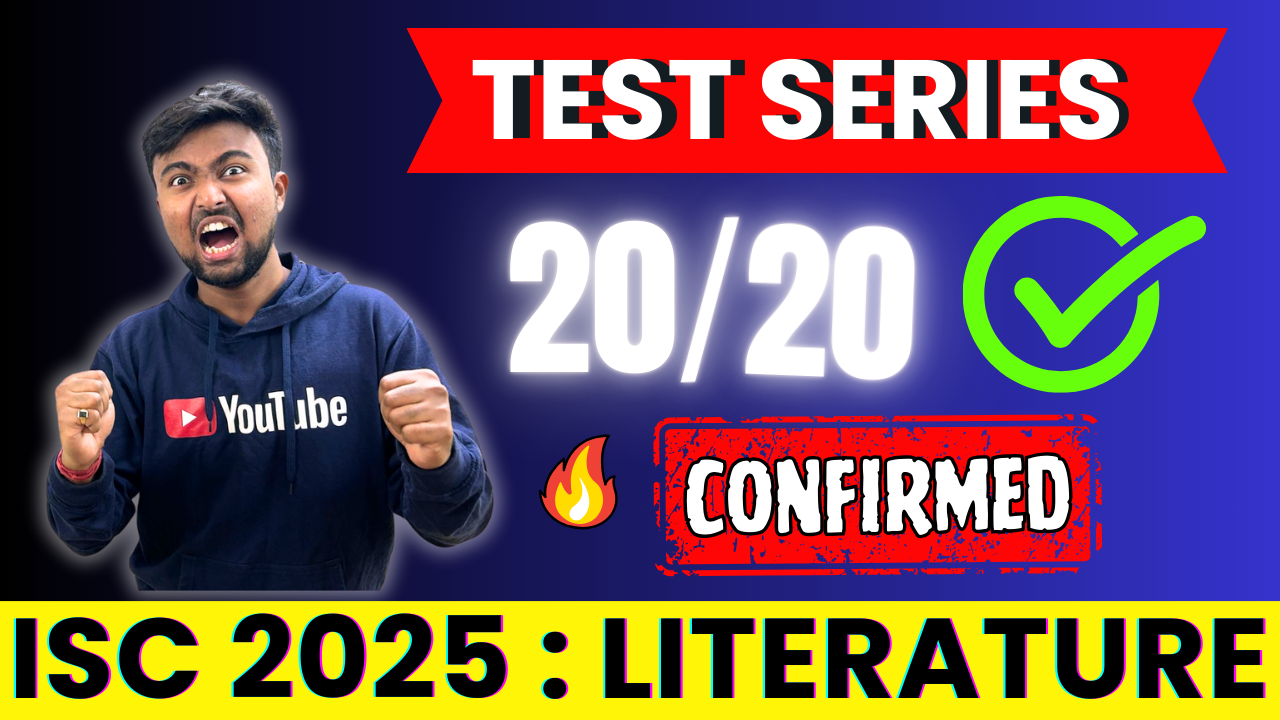 ISC LITERATURE 2025 ( Target 20/20) ( All new Syllabus)