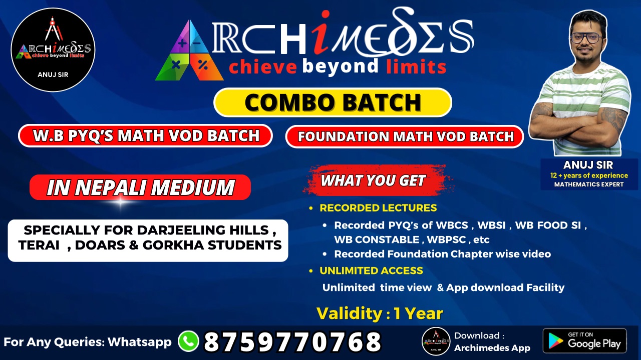 PYQ & FOUNDATION CHAPTER-WISE MATH COMBO BATCH (IN NEPALI)