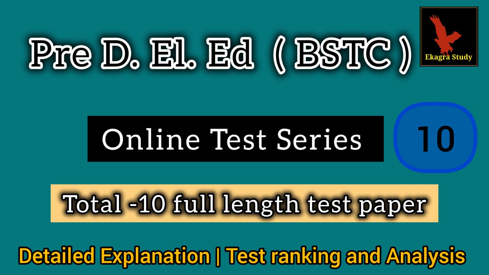 BSTC ( Pre D. El. Ed. ) Test Series 2025