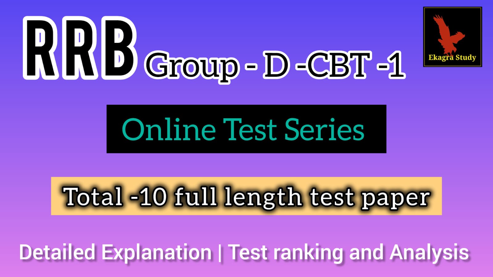 Railway RRB Group D CBT-1 Test Series
