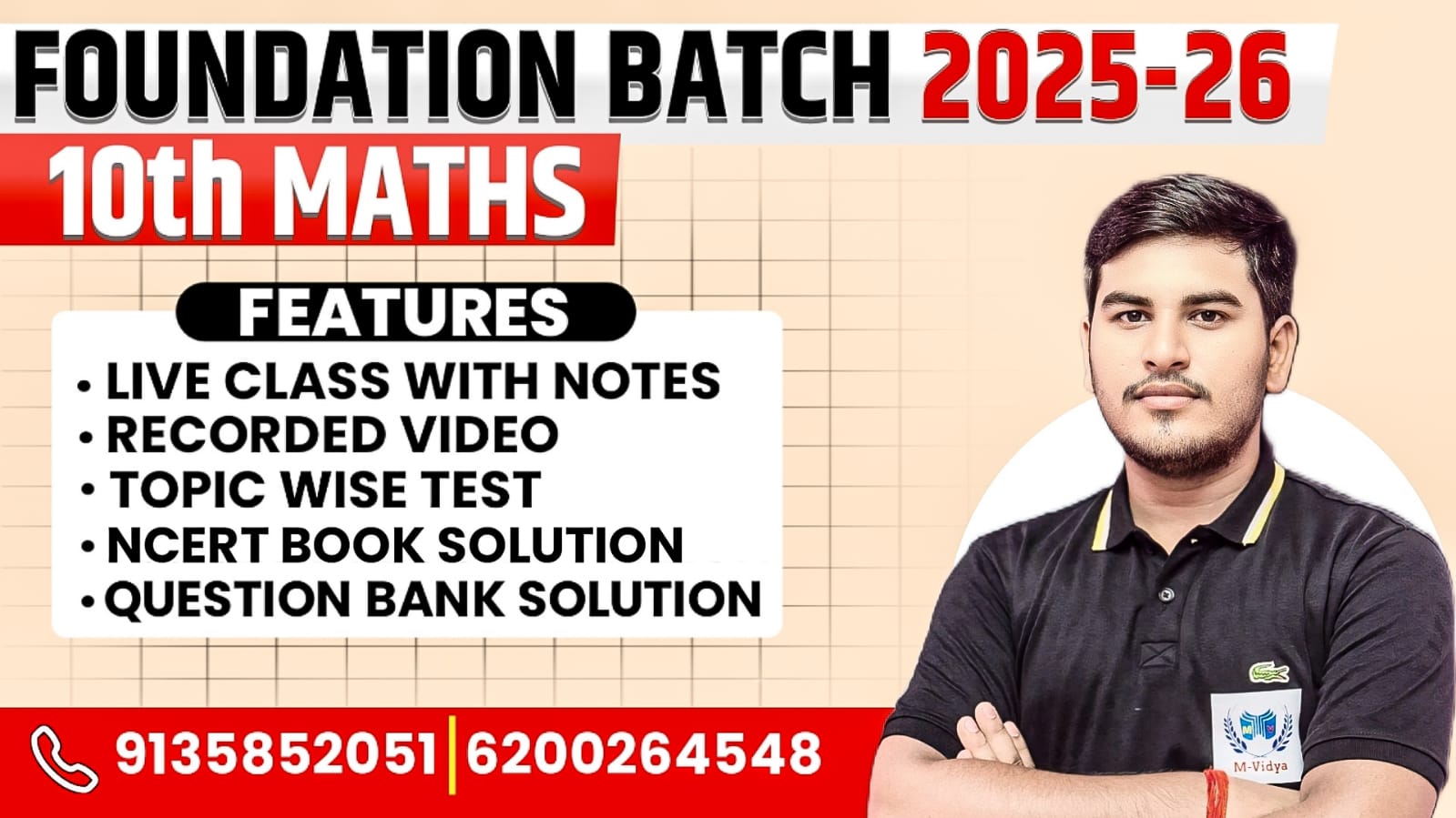 10TH MATHS BOARD EXAM-2026(FOUNDATION BATCH)