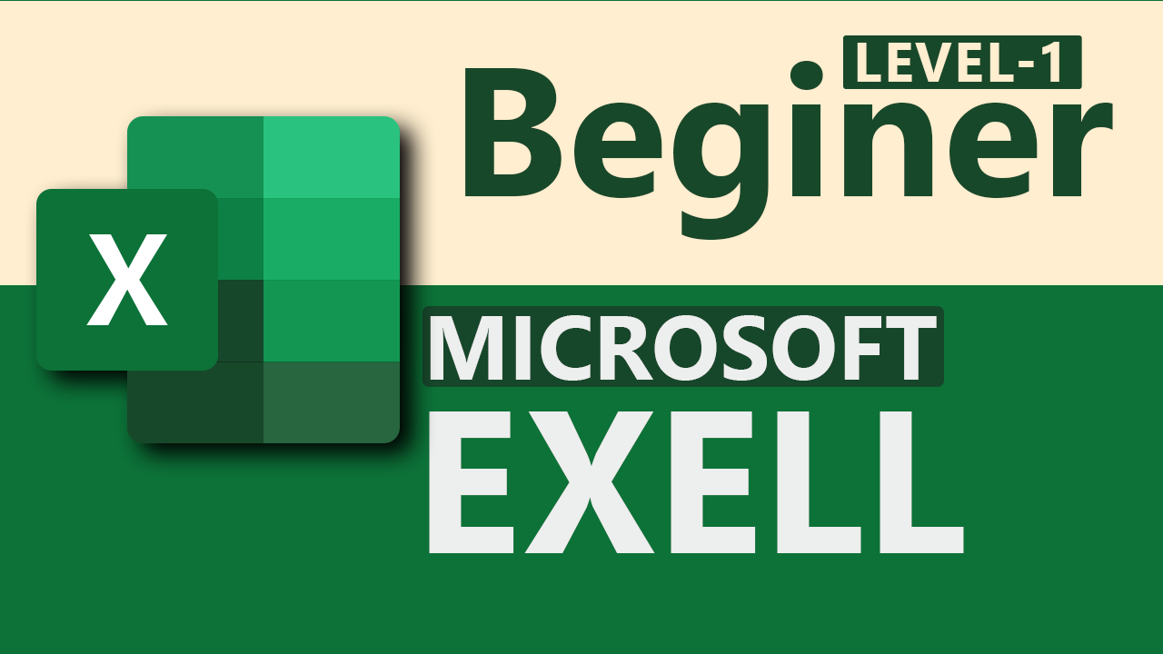 MS EXCELL FOR BEGINERS
