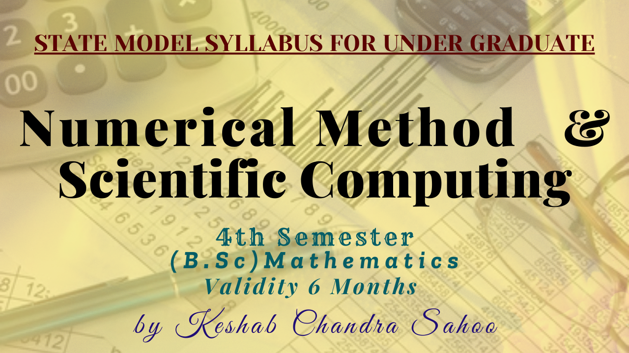 Numerical Method & Scientific Computing