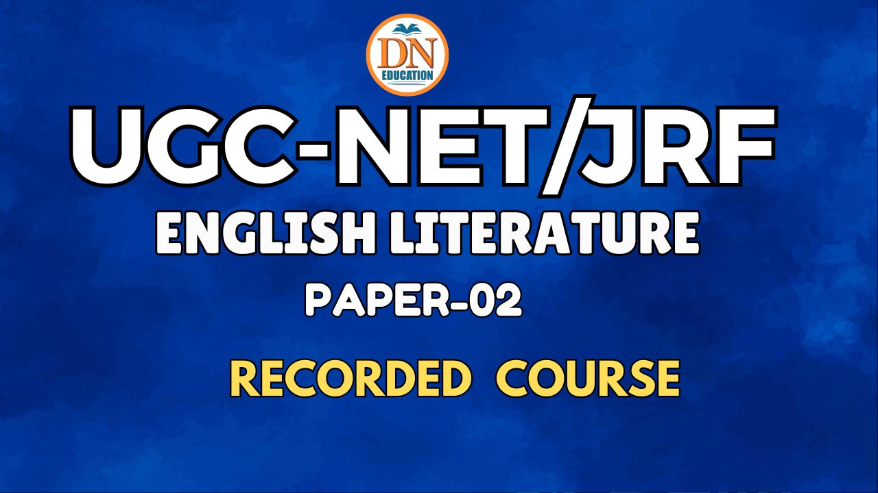UGC NET JRF (RECORDED COURSE)