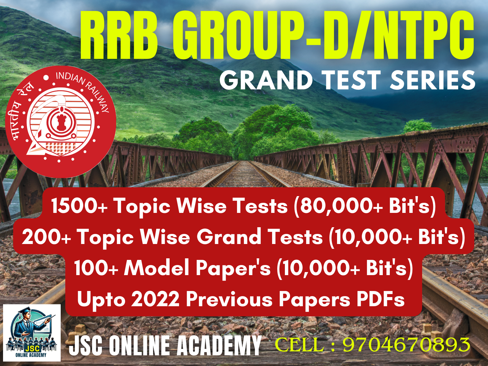 RRB GROUP-D/NTPC GRAND TEST SERIES