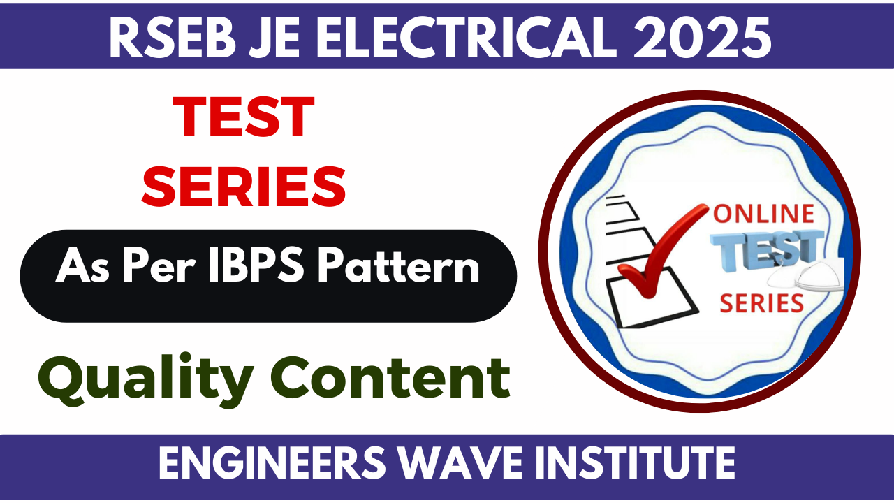 RSEB JE EE 2025 TEST SERIES