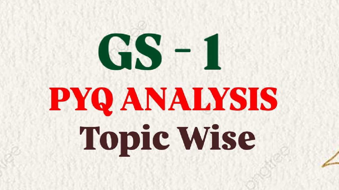 GS 1 (Without history)- PYQ Analysis (2020-2023)