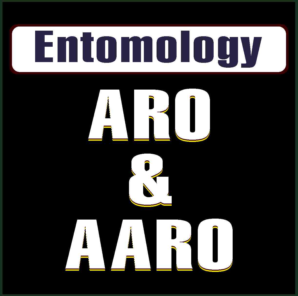 ARO & AARO RPSC of Entomology