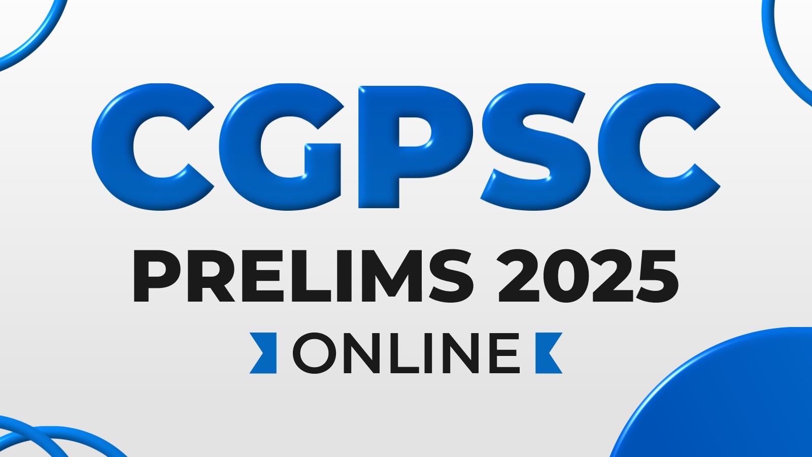 CGPSC Prelims  Online Course 2025  