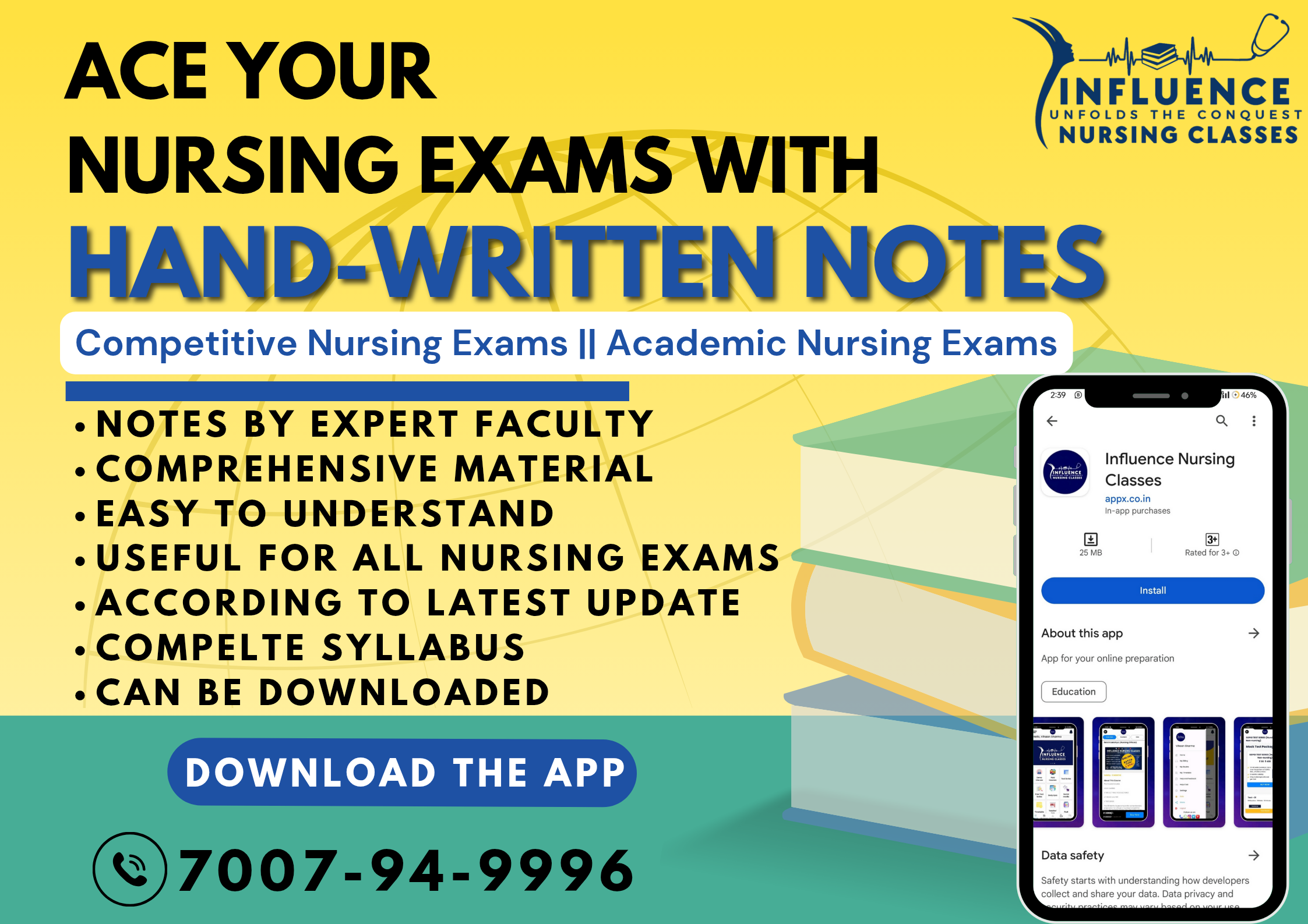 Hand-Written Nursing Subject's Notes