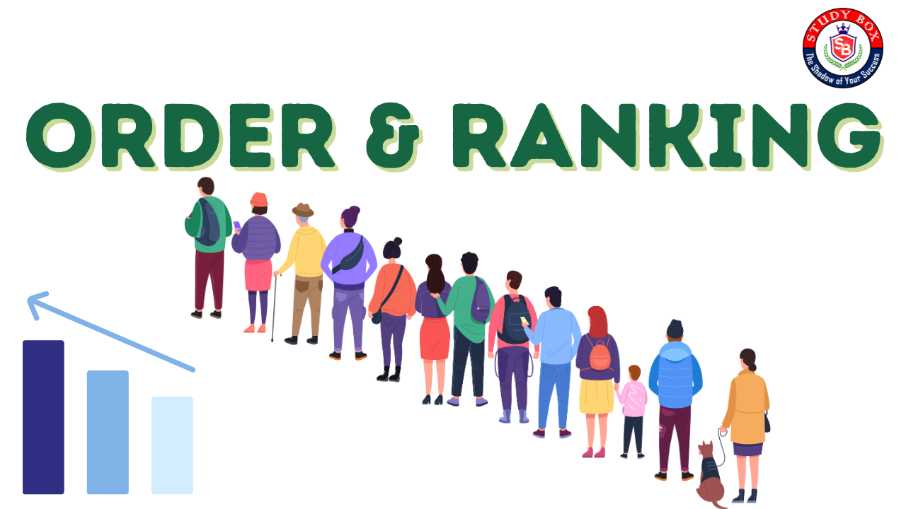Order and Ranking
