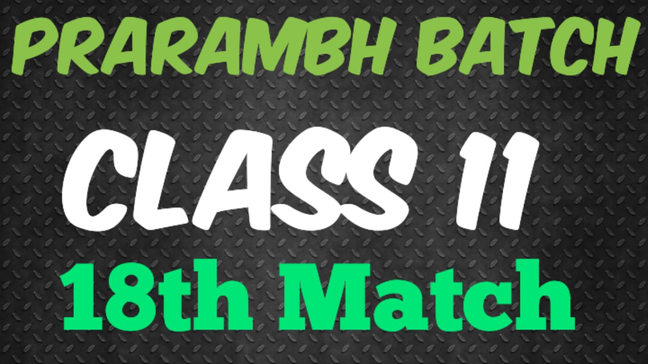 CLASS 11 Chemistry