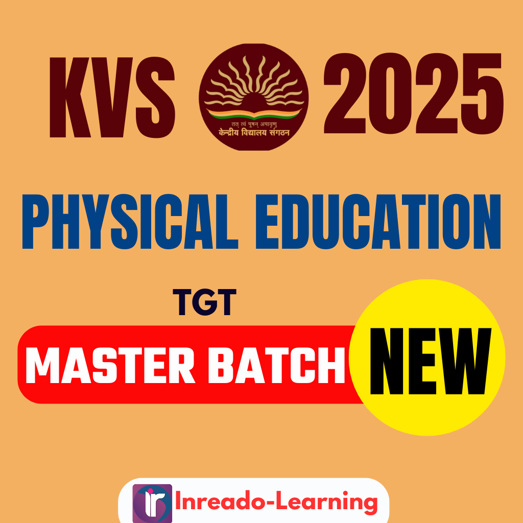 KVS 2025 | MASTER BATCH KVS TGT 2025 PHYSICAL EDUCATION Complete KVS TGT Exam Oriented Batch | Online Live + Video Classes by Rajesh Porwal Sir & Team