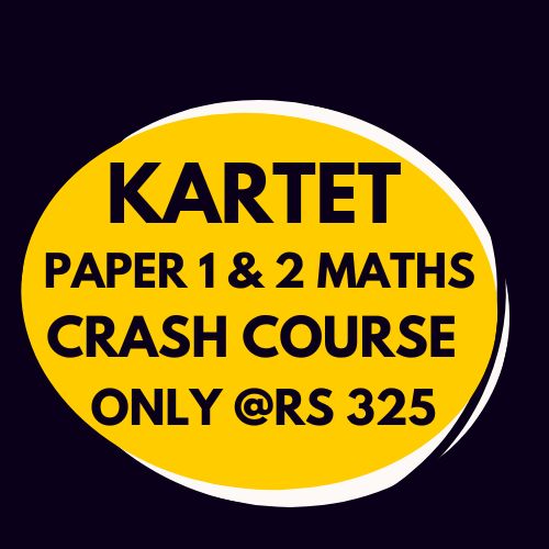 KARTET MATHS ಗಣಿತ COURSE PAPER 1 & PAPER 2
