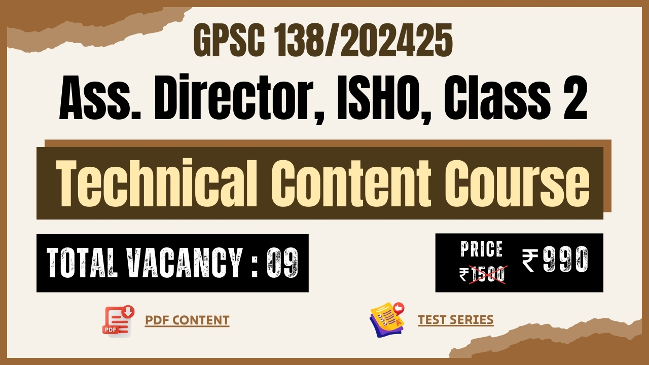 Ass. Director, ISHO, Class 2  (Technical Content Course)