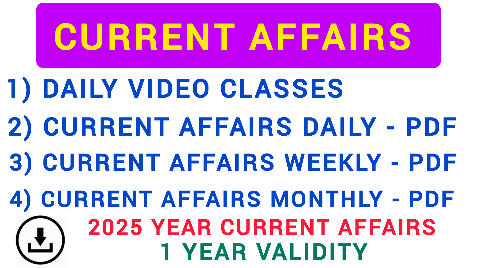 CURRENT AFFAIRS 