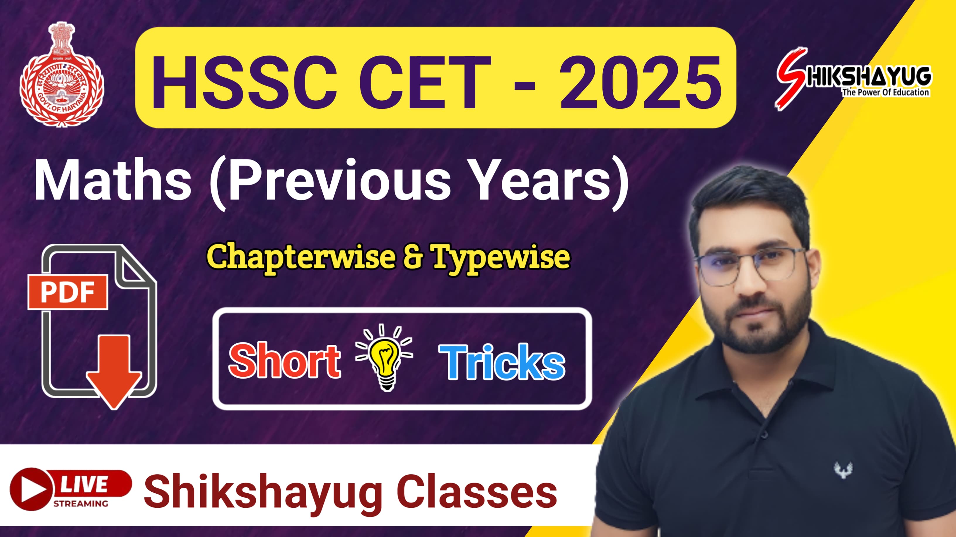 HSSC Maths PYQs Batch