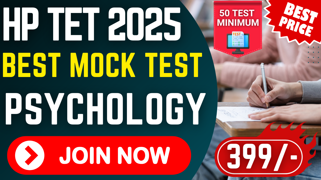 HP TET Psychology Mock Tests  2025