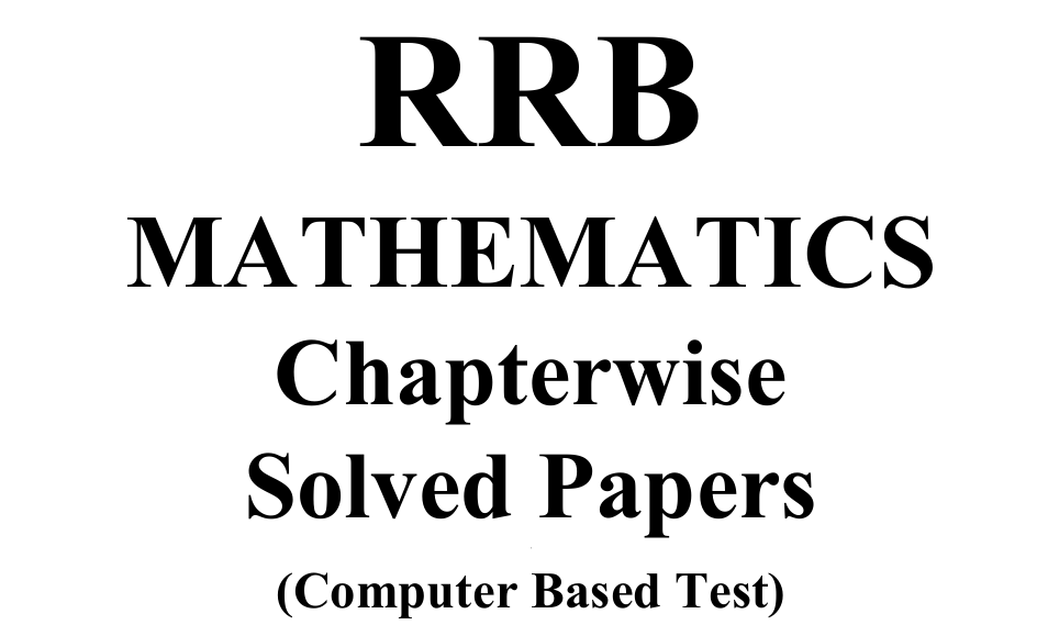 YOUTH RRB MATHS HINDI CLASSES