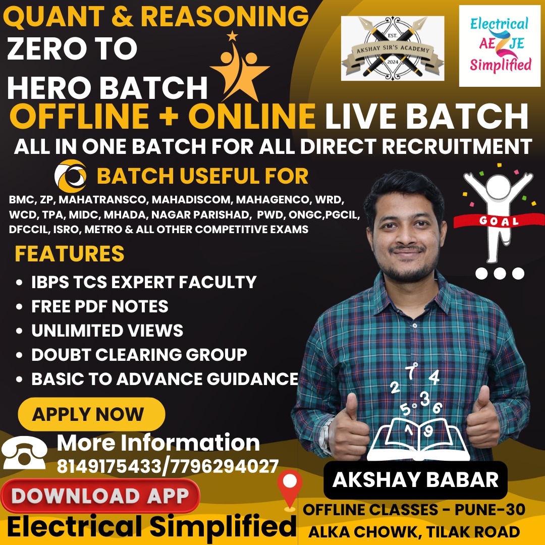 COMPLETE QUANT + REASONING (ZERO TO HERO BATCH)