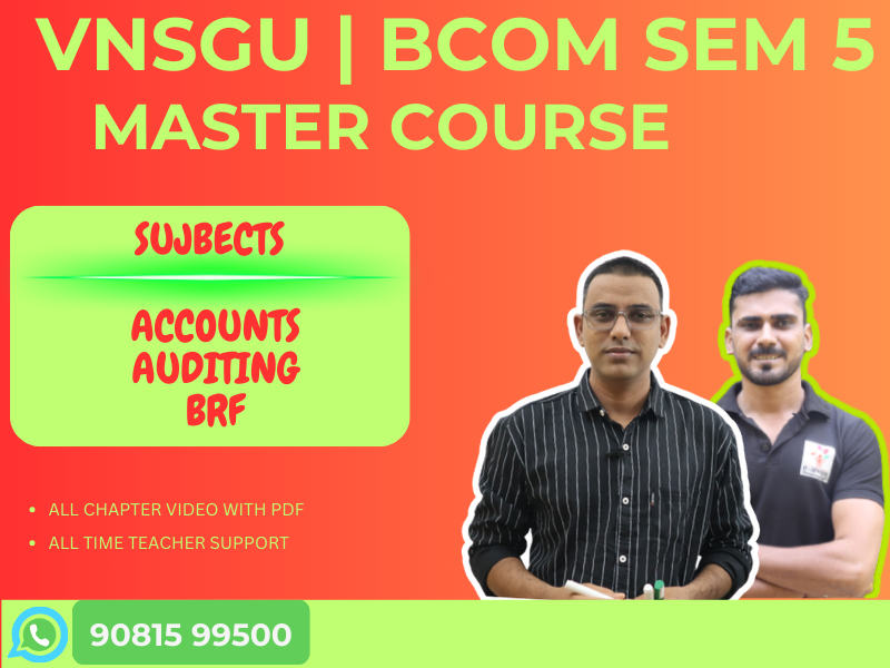 TY BCOM Sem-5 Combo Course 
