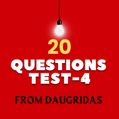 Test-4, Daugridas
