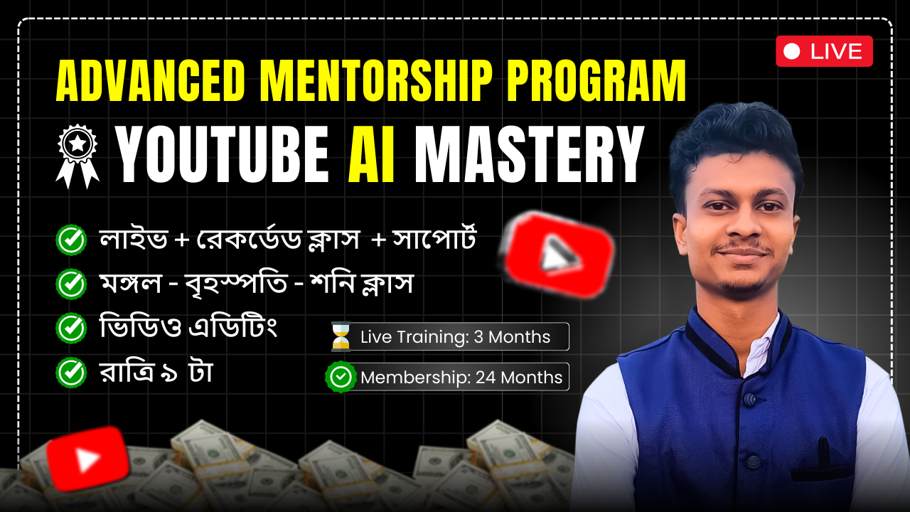 YouTube with Video Editing Live Full Course