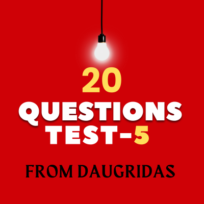 Test-5 Daugridas