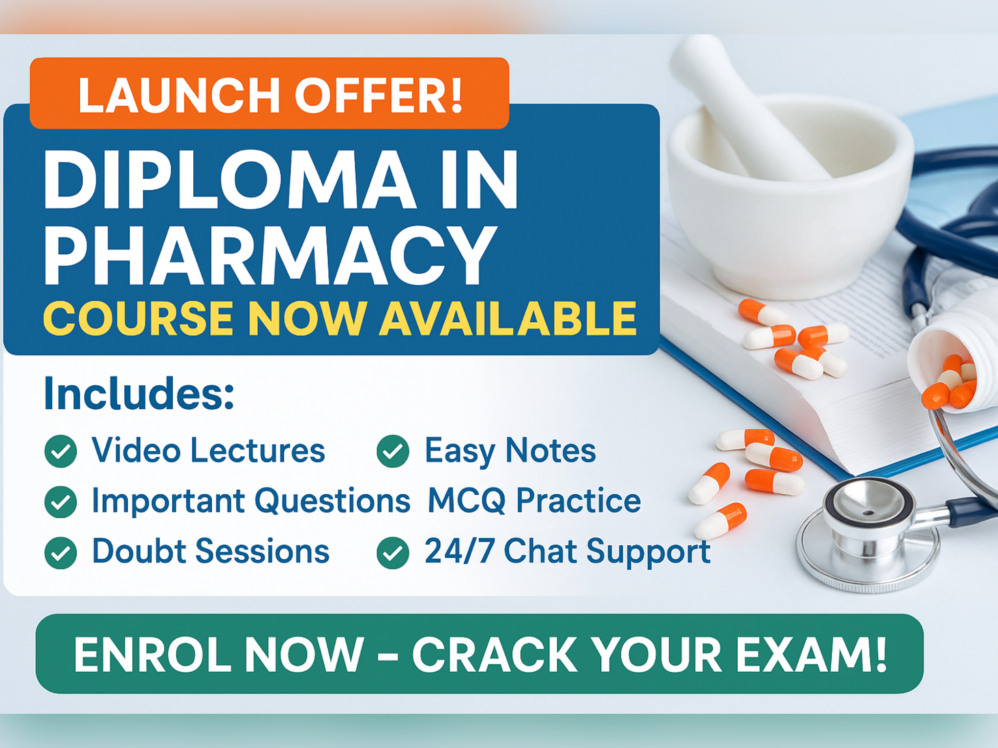 Diploma in Pharmacy Complete Course