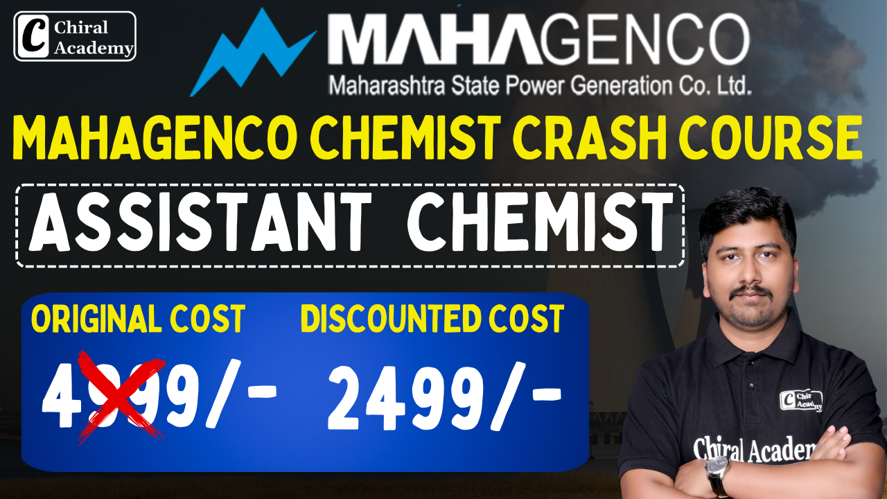 MAHAGENCO Assistant Chemist Crash Course