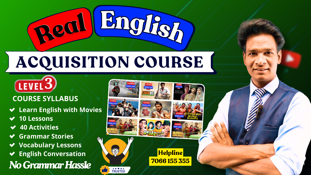 Real English Acquisition Course Level 3 Recorded Batch✅