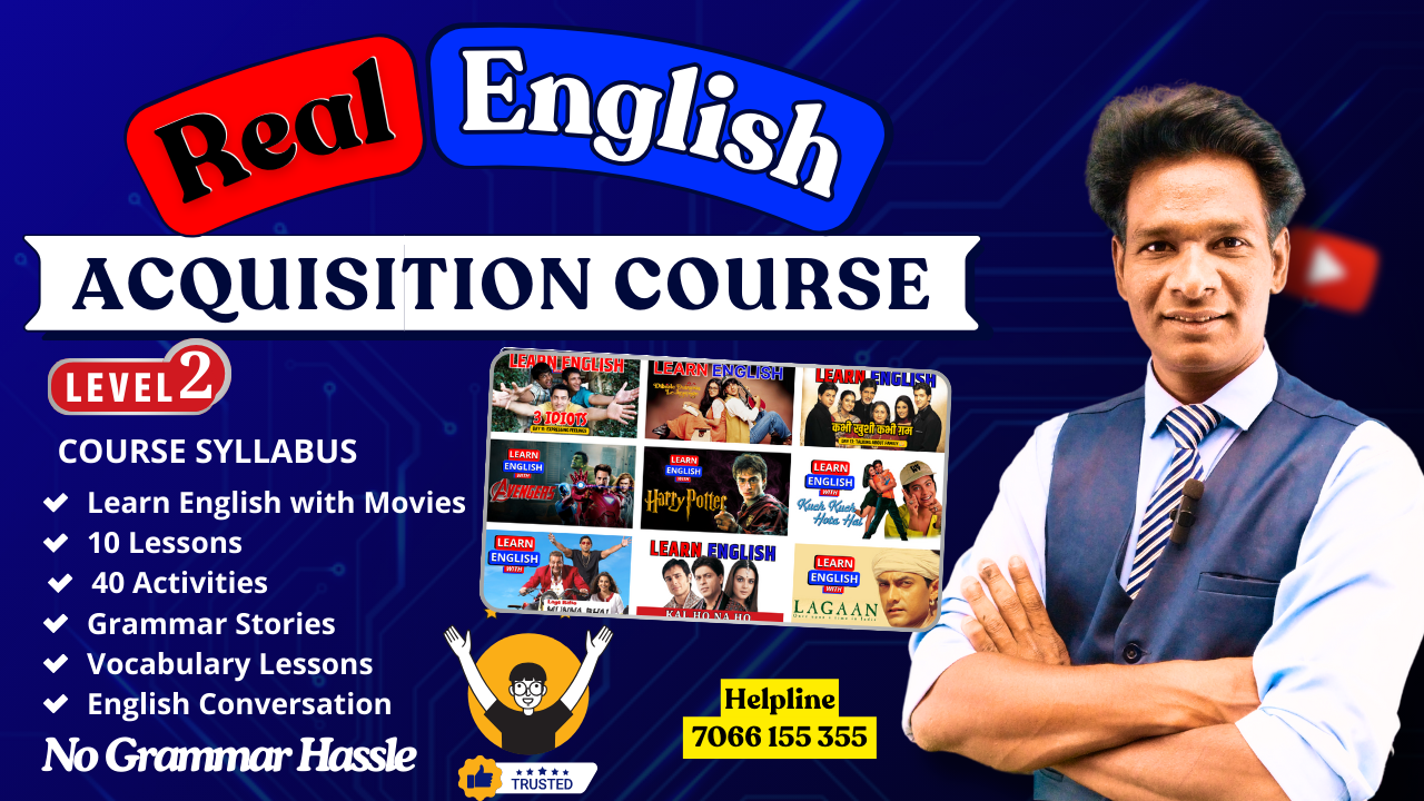 Real English Acquisition Course Level 2 Recorded Batch✅