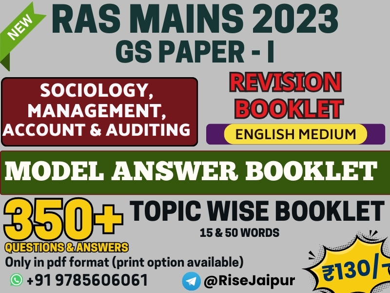 SOCIOLOGY, MANAGEMENT, ACCOUNTING & AUDITING - Model Q&A Booklet 455039