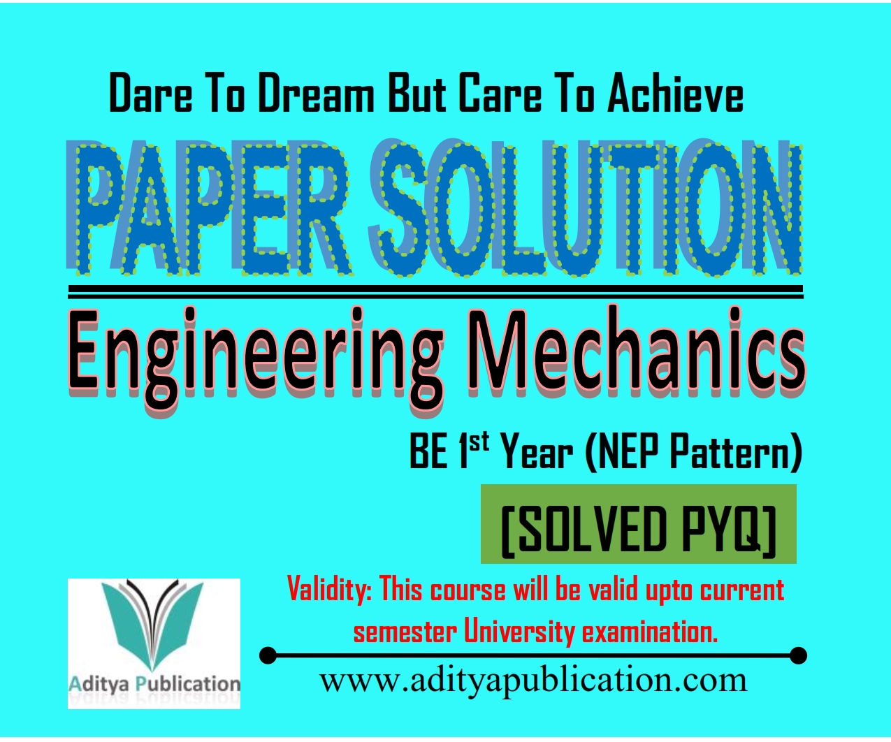 Engineering Mechanics (EM) BE 1st Year NEP Pattern (SPYQ)