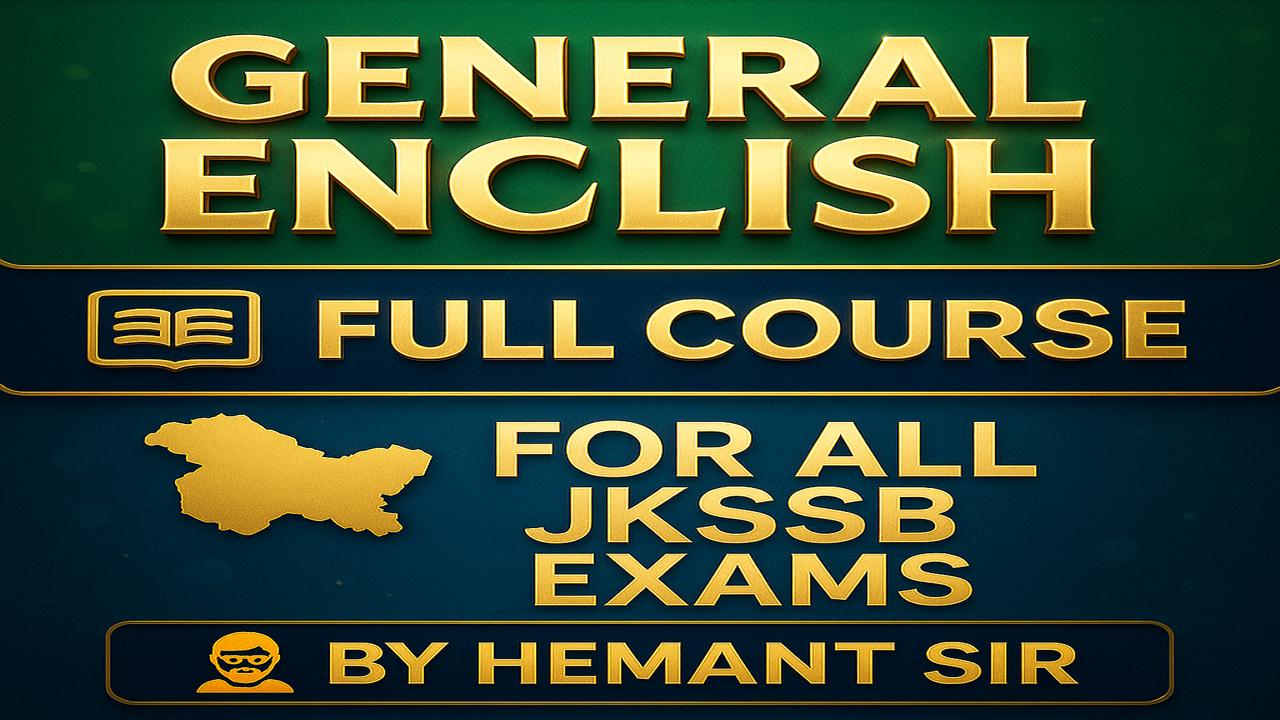 GENERAL ENGLISH