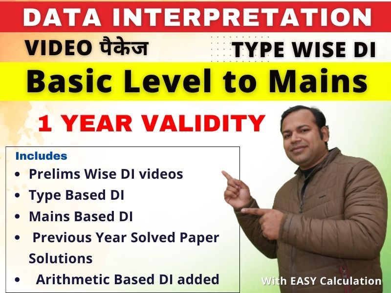 New Data Interpretation MASTER Course for SBI , IBPS PO & CLERK Exams - (PRE+MAINS)