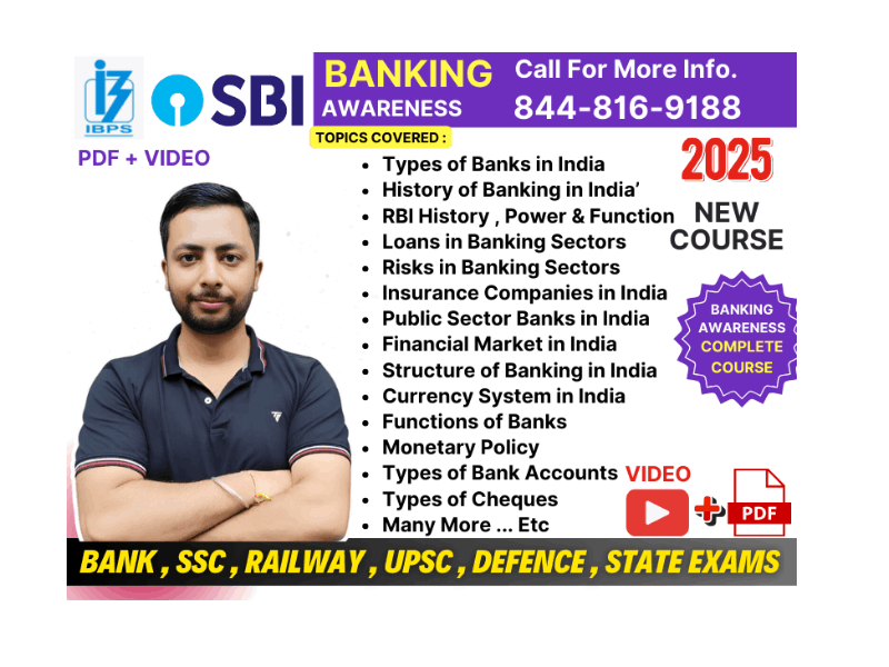 Banking Core Concepts: History, RBI, Banking Act, SEBI, NABARD, NEFT, RTGS & more | Videos + PDF
