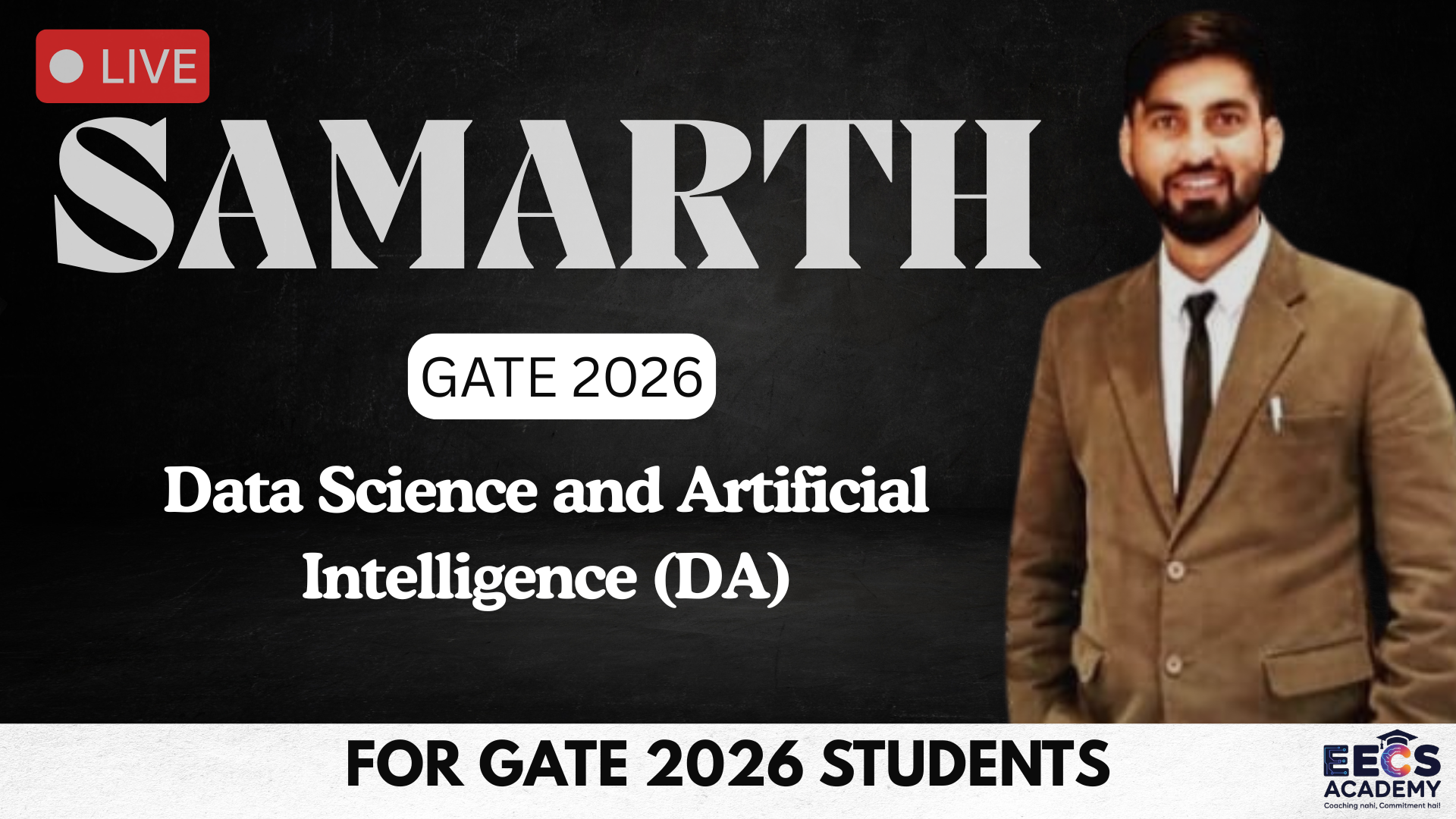 SAMARTH-GATE DA (Full Live Course) 2026/2027