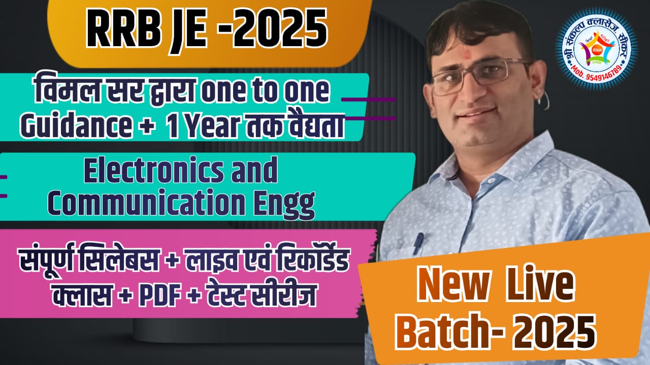 RRB JE-2025 (ELECTRONICS AND COMMUNICATION) CBT-2 PART-B