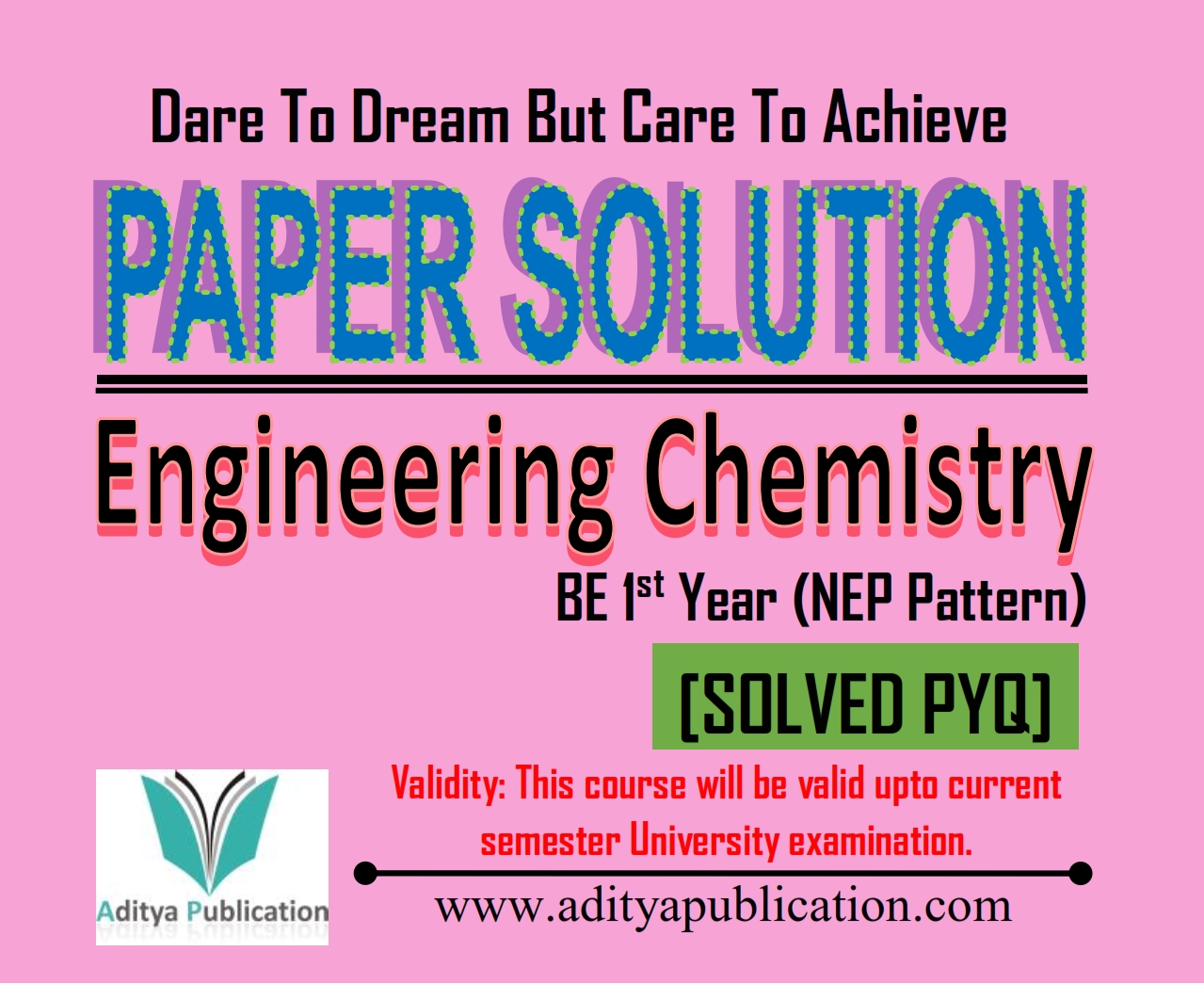 Engineering Chemistry (EC) BE 1st Year NEP Pattern (SPYQ)