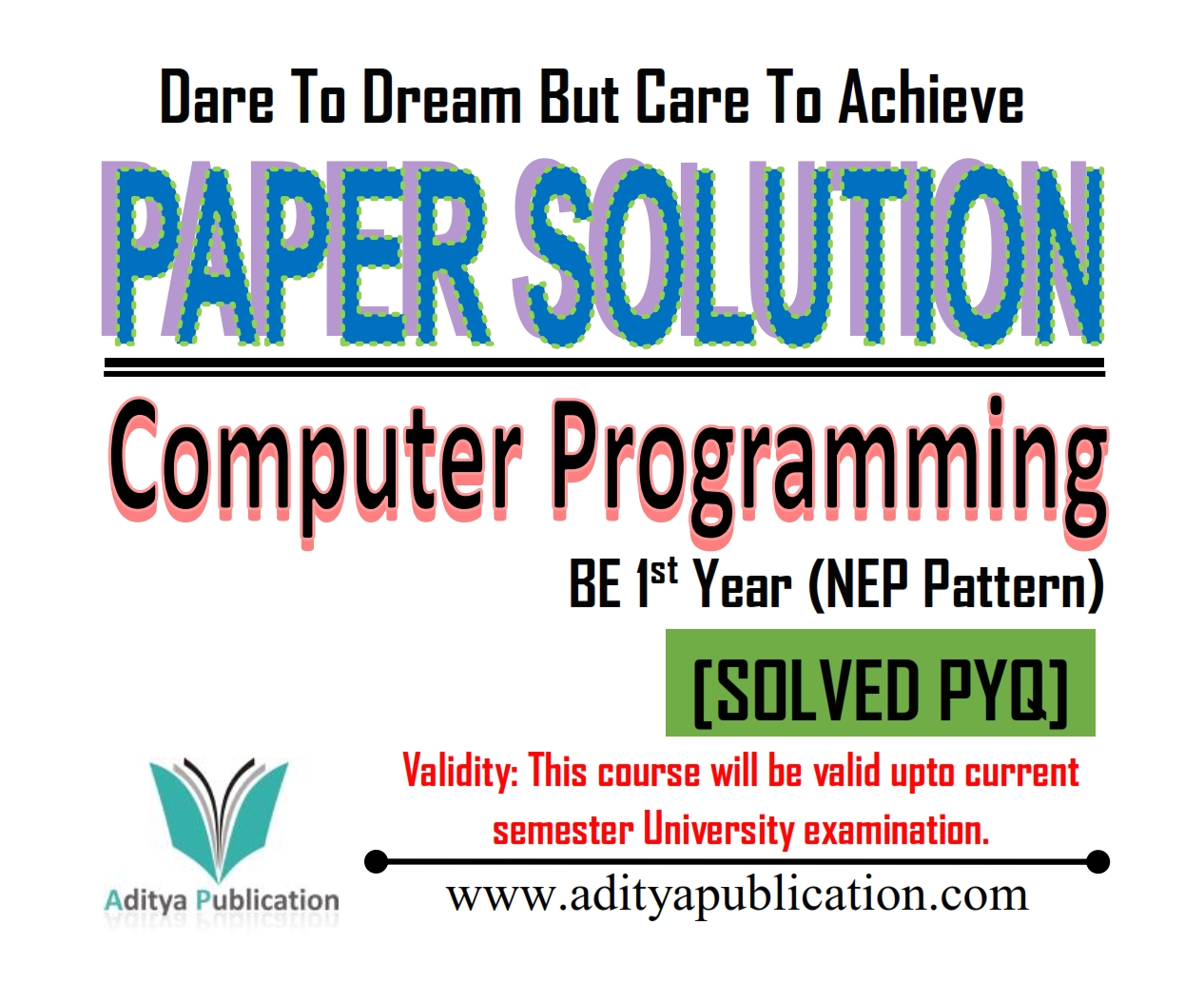 Computer Programming (CP) BE 1st Year NEP Pattern (SPYQ)