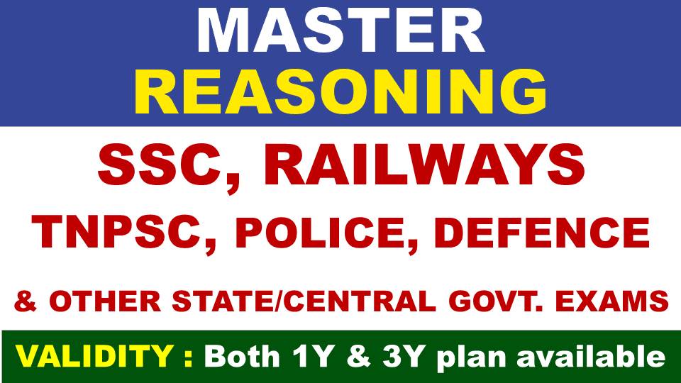 MASTER LOGICAL REASONING (Except Banking)