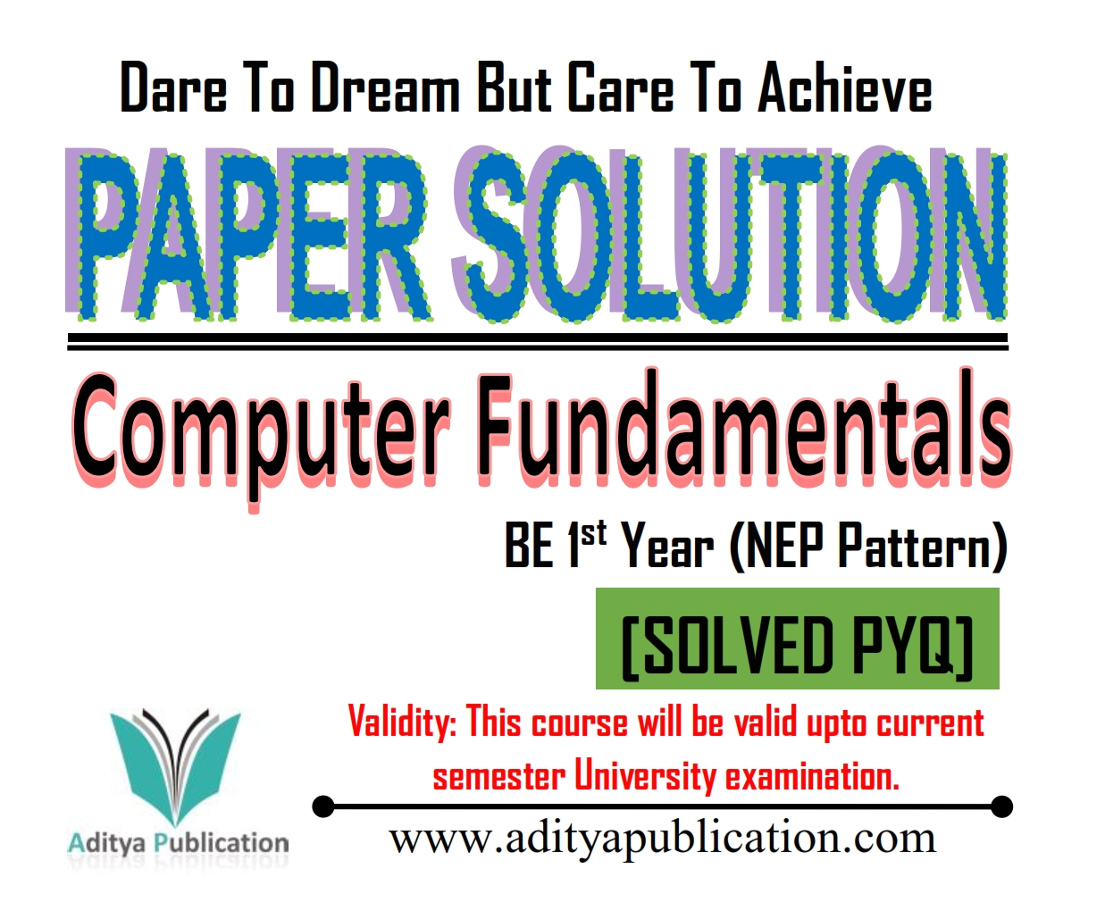 Computer Fundamentals (CF) BE 1st Year NEP Pattern (SPYQ)