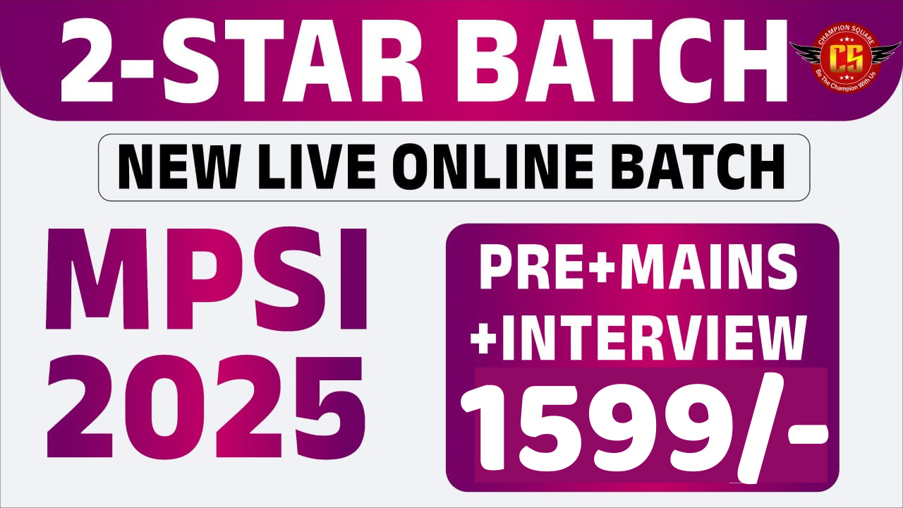 MPSI (PRE+MAINS+INT BATCH)